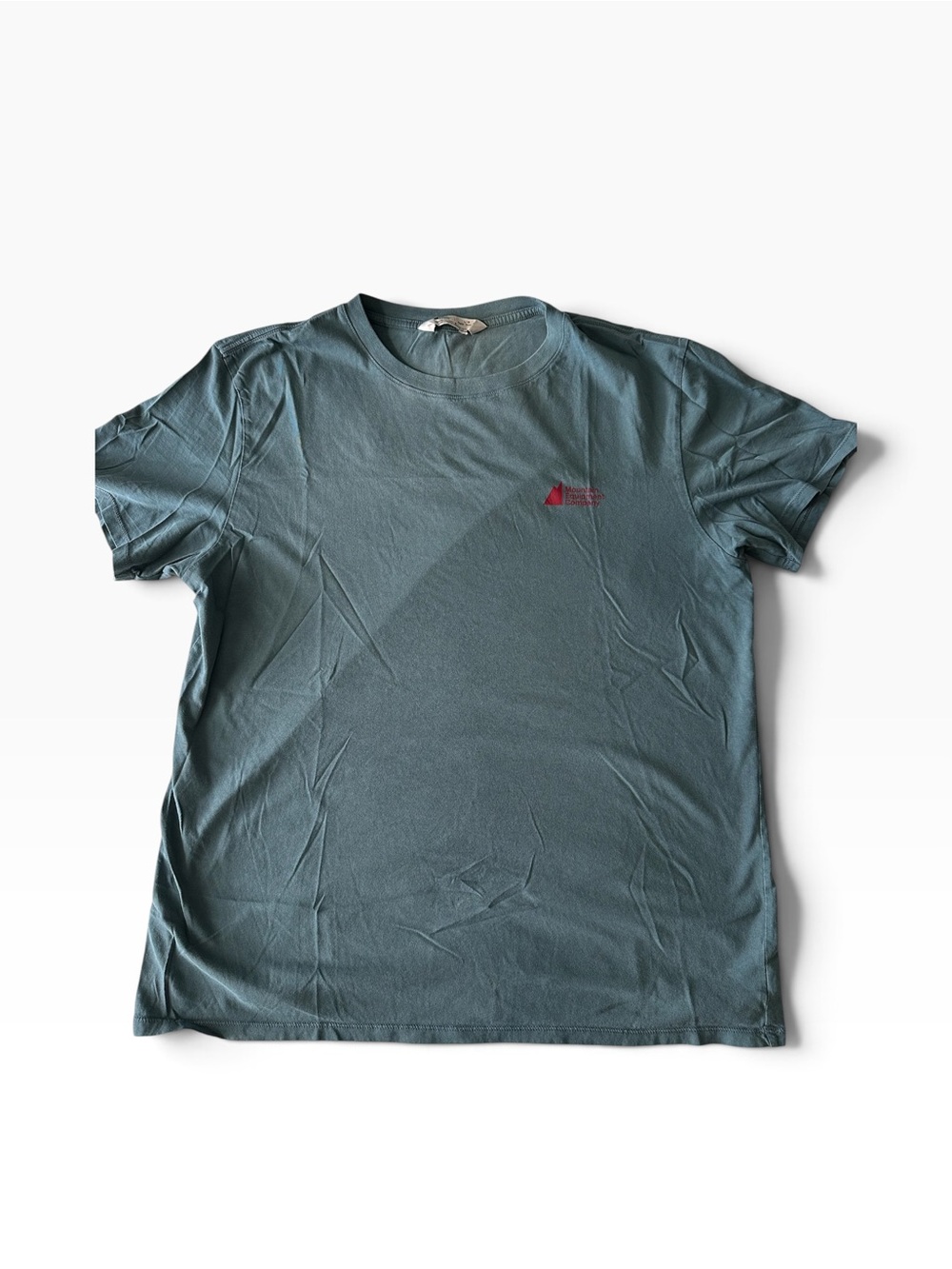 MEC Crew Neck Tee in Teal with Small Logo